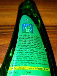 Aloe Vera Skin Smoothing Gel Face &amp; Body