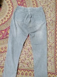 Light Blue Corduroy Pants