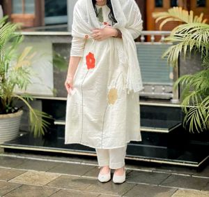Partywear Thread Work Salwarset For Women