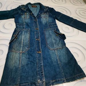 DENIM DRESS 👗 Knee Length