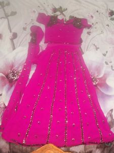Pink Lehenga Choli