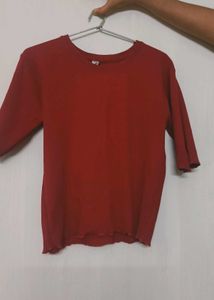 Red Basic Tee