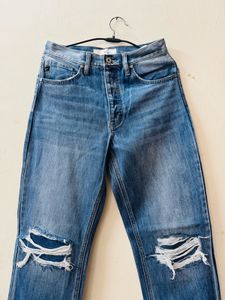 Ripped Jeans …Waist Is 28
