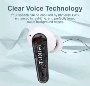 Tunifi IMMERSE Transparent TWS Ear Buds Wireless.
