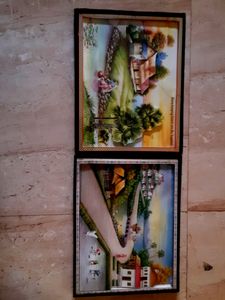There Are Two Photos Showing Nature