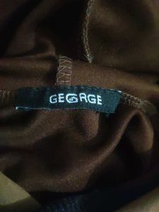 Brown Graphic Hoodie