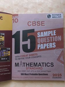 15 Sample Question Papers By Physics Wallah