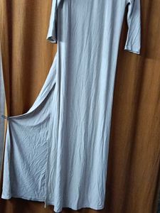 Crop Top With Dress Combo