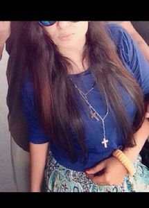Blue Crop Top