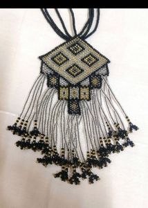 Tribes India Handmade Veaded Neckpiece