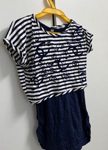 Chic Blue Top For Women Size S/M