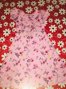 Pink Gown For Girls