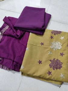 Crepe Embroidery Suit Sale
