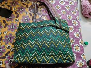 Tote Bag Multicolour With 3 pockets