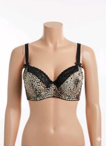 Bw!tch Leopard Print Lace wired Bra