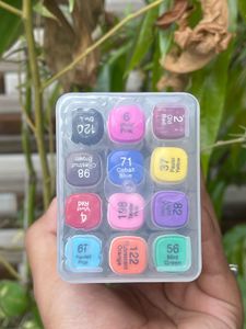 Ink spot alcohol marker 12 colours