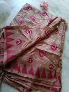 Bandhani Silk Saree