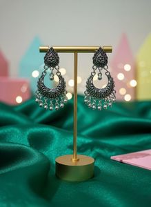 Silver Boho Dangle Earrings