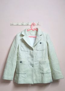 Beautiful White Colour Coat