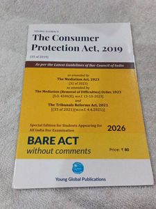 Consumer Protection Act, 2019 - Bare Act