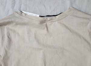 H&amp;m Beige T Shirt