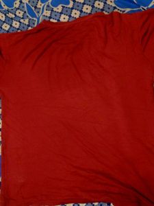 Red Graphic Print T-Shirt