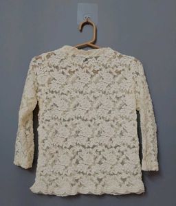 Lace Round Neck Top