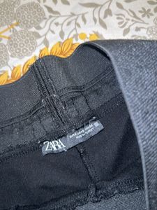 Zara High Waisted Jeggings With Elastic Waistband