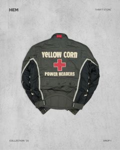 Yellow Corn Biker Jacket
