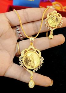 Gold Plated Necklace & Earring Set
