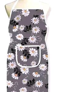 Grey Flower Apron Pack of 1