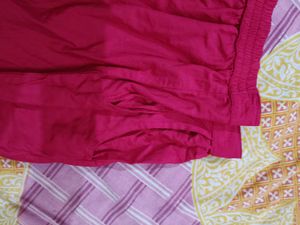 Libas Women Floral Yoke Design Kurta with Trousers