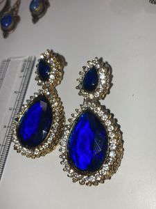 blue stone Earrings