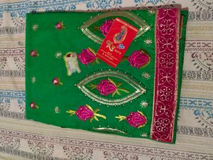 Green Embroidered Salwar Suit