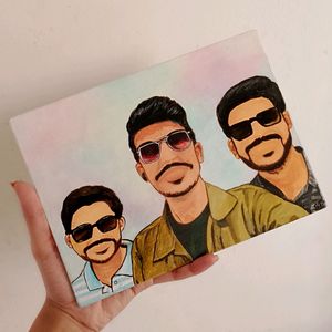 Custom Illustration Portrait Painting