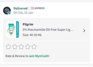 Pilgrim sunscreen for oily skin