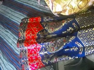 LATEST FANCY SELF DESIGN LAHENGA CHOLI with Blouse