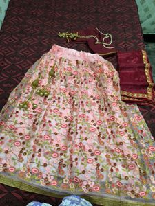 Embroidered Lehenga Choli Set