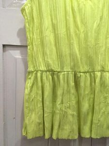 Neon Green Sleeveless Top