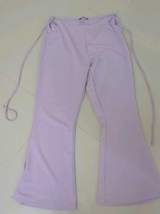 Lilac Flared Trousers