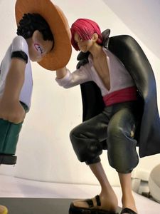 Luffy &amp; Shanks Figurine - One Piece Collectible