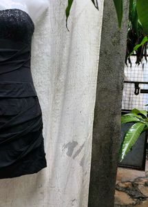 13296. Sparkly Black Party Dress