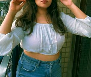 White Crop Top