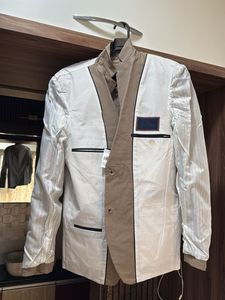 Louis Philippe Beige Blazer