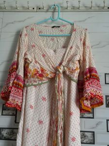 Boho Floral Print Dress