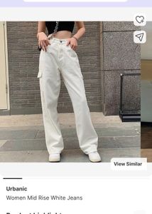 Urbanic Off White Cargos