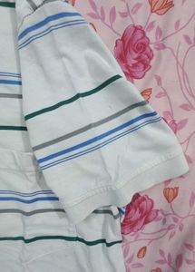 Striped Polo T-Shirt