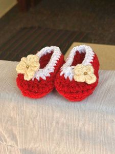 Crochet Newborn Shoes