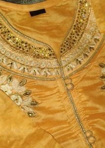 Kurti,Yellow-ornage Colour ...