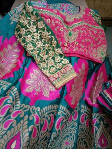 New Unused Designer 3 Piece Lahanga Choli